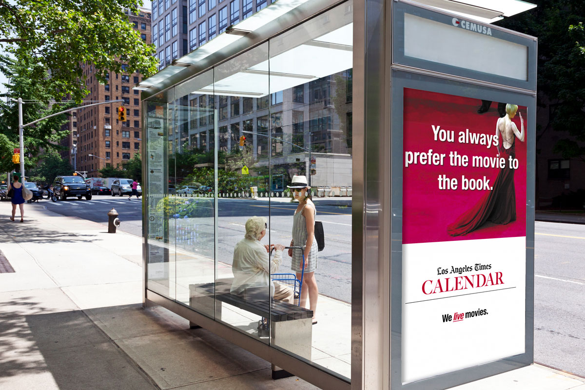 Los Angeles Times Calendar - Bus Shelter