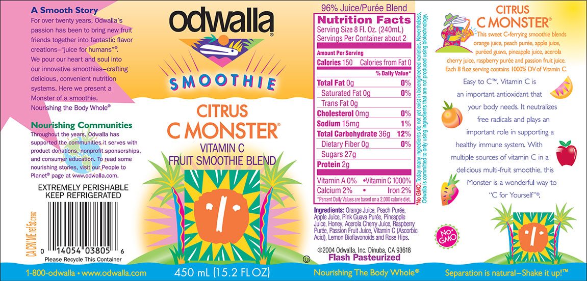 Odwalla labels citrus